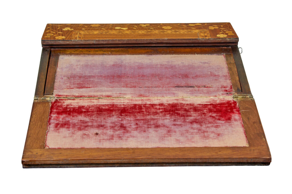 19th Century Inlaid Irish Killarney Writing Slope — image 7