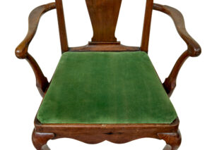 18th Century English Walnut Study Armchair — thumbnail 5