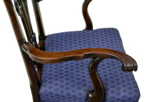 Early 19th Century Set of 10 Chippendale Design Dining Chairs — thumbnail 6