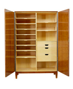 Mid Century Birch Wardrobe by Oscar Nilsson Nordiska Kompaniet — thumbnail 12