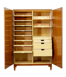 Mid Century Birch Wardrobe by Oscar Nilsson Nordiska Kompaniet — thumbnail 11