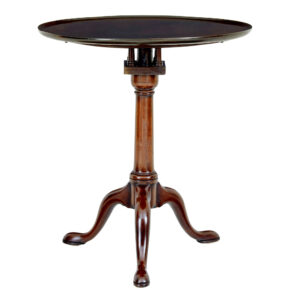 EARLY 19TH CENTURY GEORGIAN MAHOGANY TRIPOD TABLE
