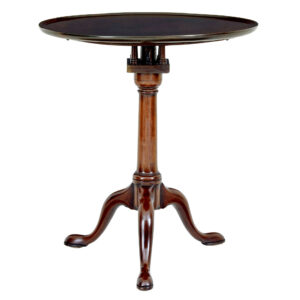 EARLY 19TH CENTURY GEORGIAN MAHOGANY TRIPOD TABLE