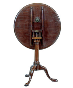 Early 19th Century Georgian Mahogany Tripod Table — thumbnail 6