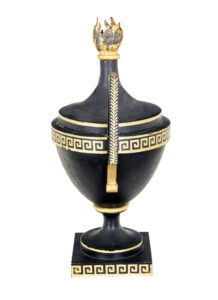 Early 19th Century Empire Toleware Decorative Urn — thumbnail 6