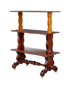 19TH CENTURY VICTORIAN WALNUT METAMORPHIC SERVING TABLE