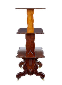 19th Century Victorian Walnut Metamorphic Serving Table — thumbnail 8