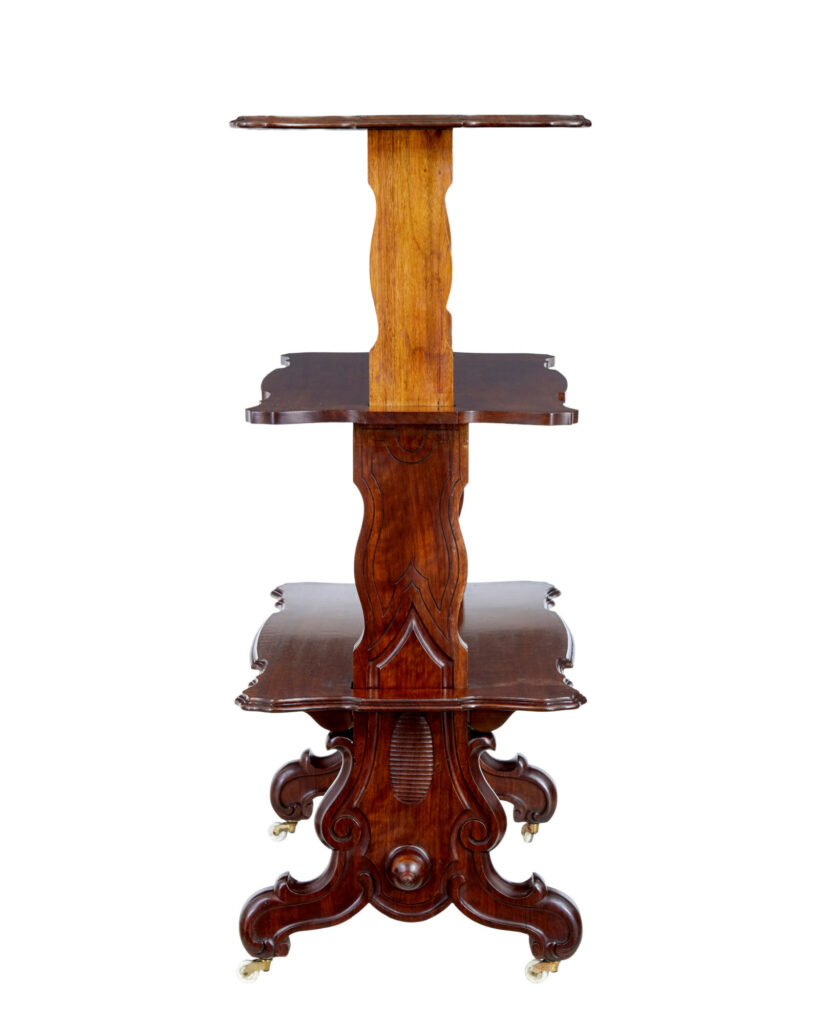 19th Century Victorian Walnut Metamorphic Serving Table — image 7