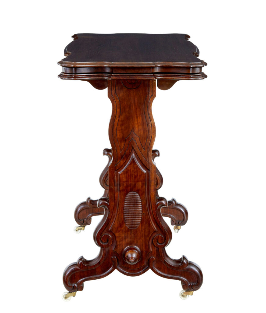 19th Century Victorian Walnut Metamorphic Serving Table — image 6