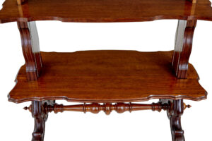 19th Century Victorian Walnut Metamorphic Serving Table — thumbnail 2