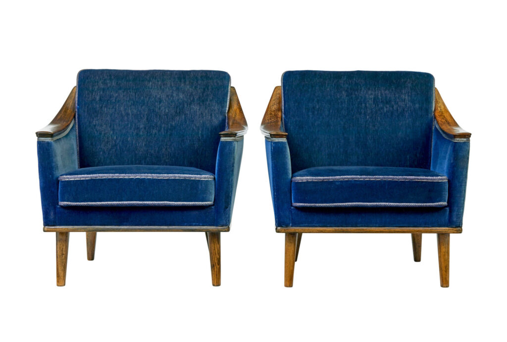 Pair of Mid Century Scandinavian Armchairs — image 5