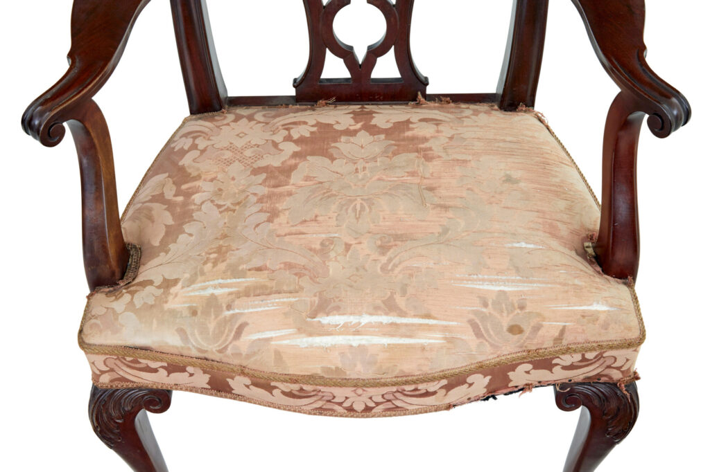 20th Century Chippendale Revival Armchairs by Nordiska Kompaniet — image 5