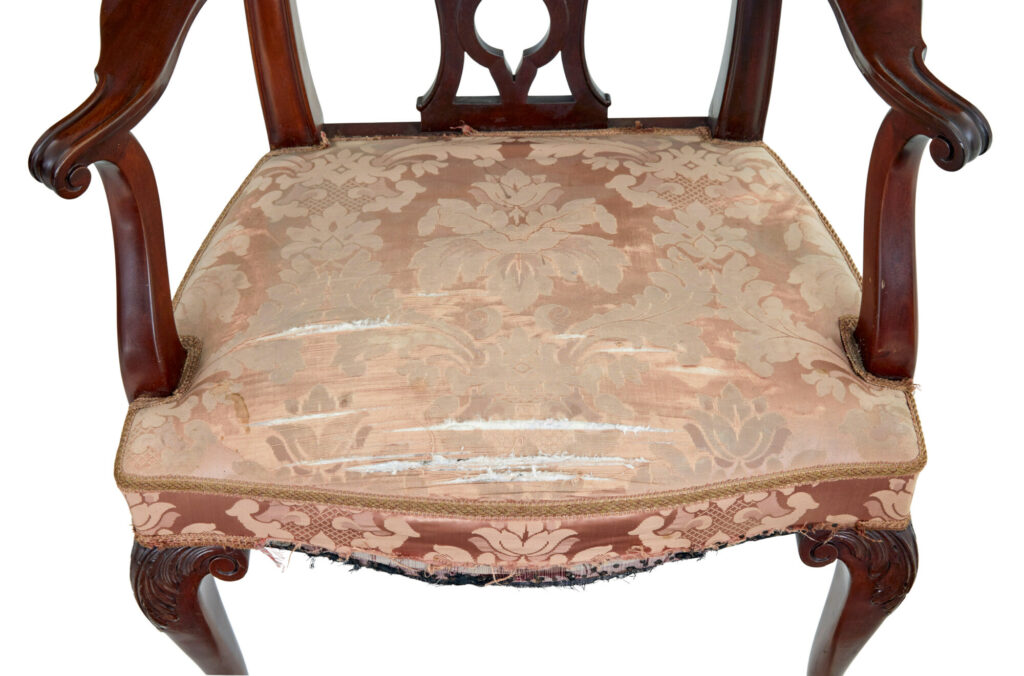 20th Century Chippendale Revival Armchairs by Nordiska Kompaniet — image 4