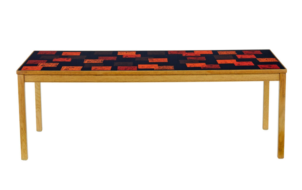 Mid Century Oak Coffee Table by David Rosén for Nordiska Kompaniet — image 3