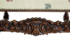 Pair of 19th Century French Carved Walnut Armchairs — thumbnail 2