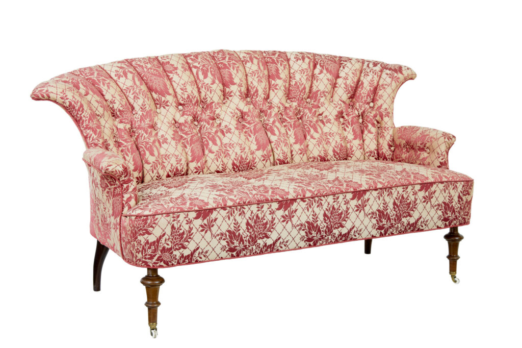 Early 20th Century 3 Piece Upholstered Salon Suite — image 14