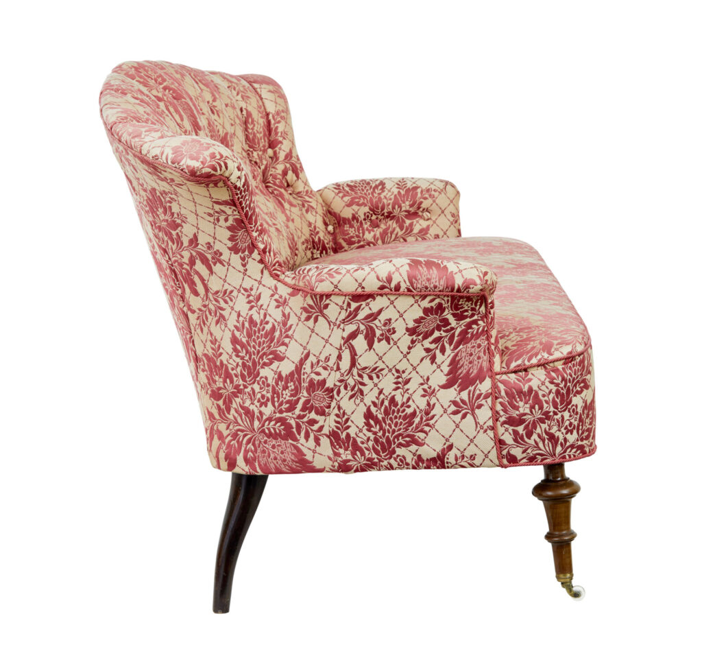 Early 20th Century 3 Piece Upholstered Salon Suite — image 13