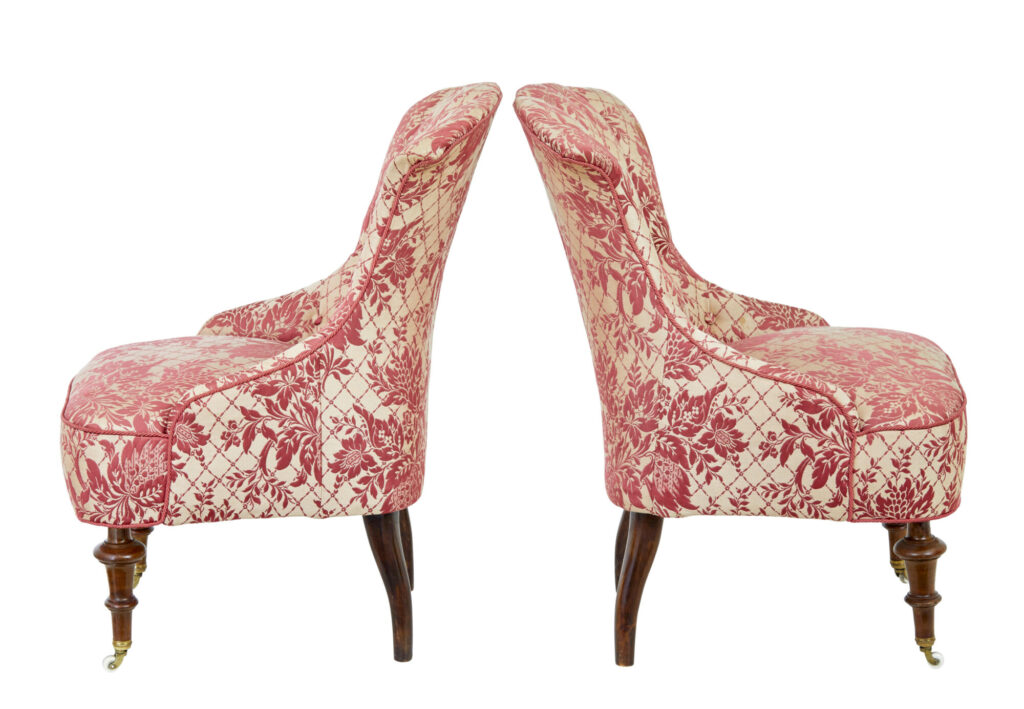 Early 20th Century 3 Piece Upholstered Salon Suite — image 4
