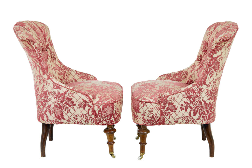 Early 20th Century 3 Piece Upholstered Salon Suite — image 3