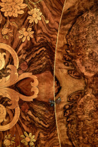 19th Century Walnut Victorian Marquetry Tilt Top Table — thumbnail 6