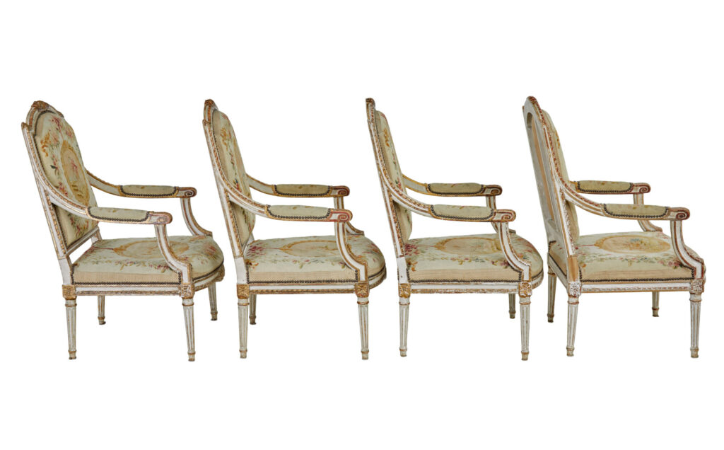 19th Century Louis Philippe I Period 5 Piece Salon Suite — image 13