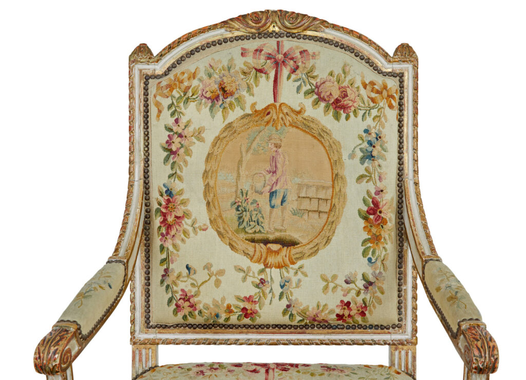 19th Century Louis Philippe I Period 5 Piece Salon Suite — image 10