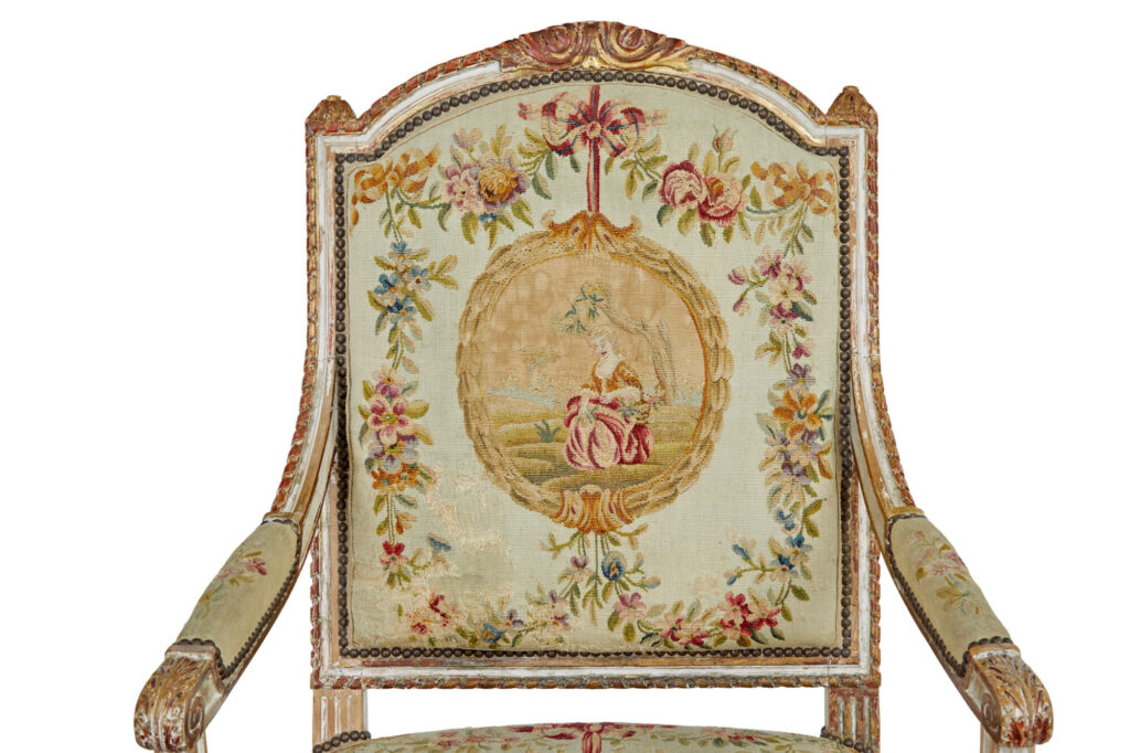 19th Century Louis Philippe I Period 5 Piece Salon Suite — image 8