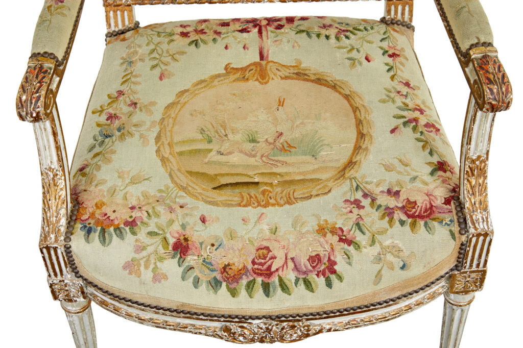 19th Century Louis Philippe I Period 5 Piece Salon Suite — image 6