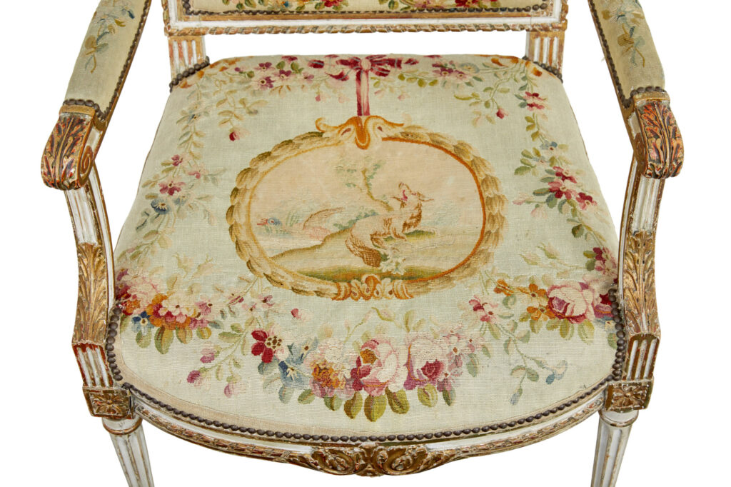 19th Century Louis Philippe I Period 5 Piece Salon Suite — image 5