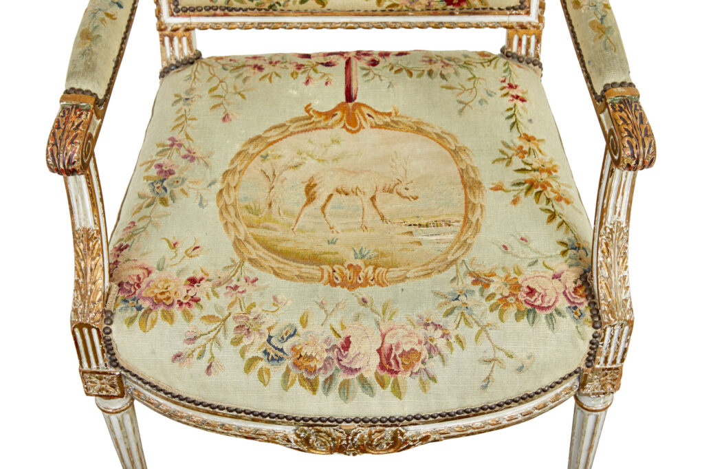 19th Century Louis Philippe I Period 5 Piece Salon Suite — image 4