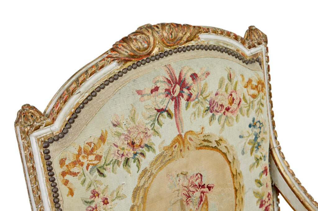 19th Century Louis Philippe I Period 5 Piece Salon Suite — image 3