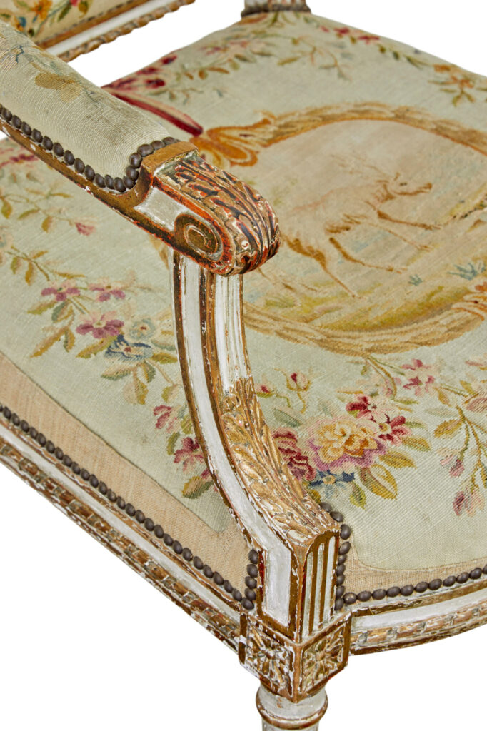 19th Century Louis Philippe I Period 5 Piece Salon Suite — image 2