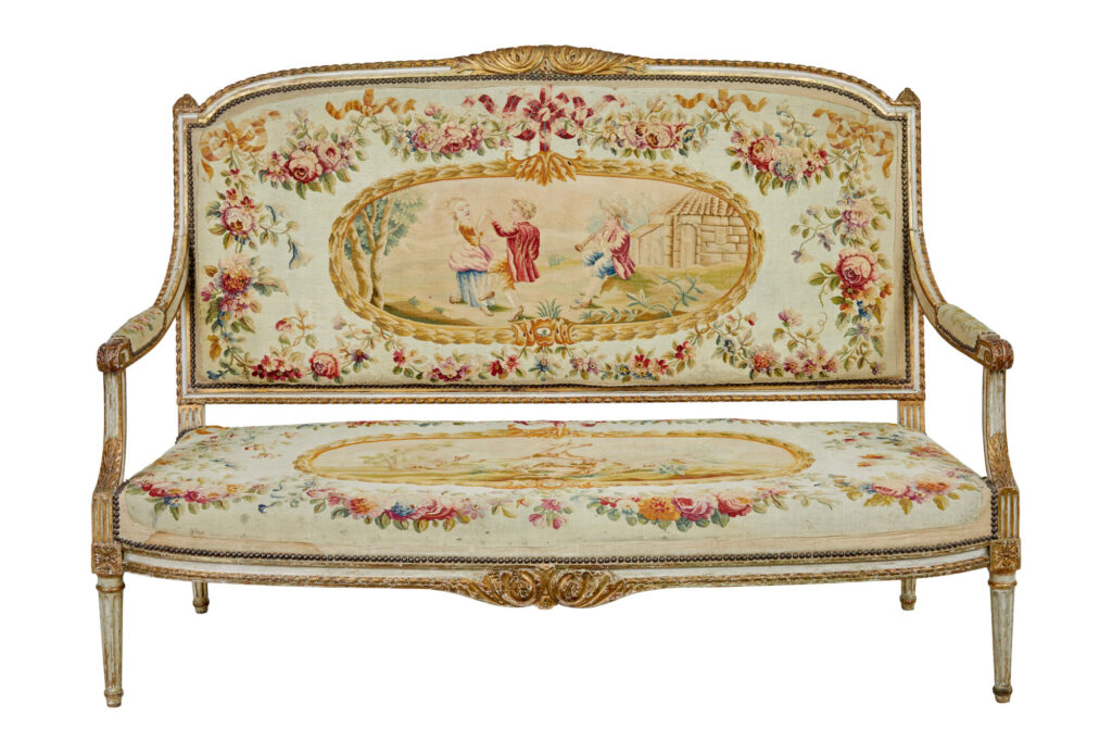 19th Century Louis Philippe I Period 5 Piece Salon Suite — image 21