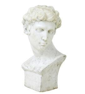 20th Century Decorative Marble Bust in the Greco Roman Style — thumbnail 10