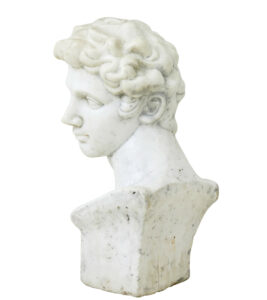 20th Century Decorative Marble Bust in the Greco Roman Style — thumbnail 7