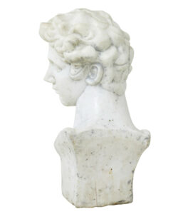 20th Century Decorative Marble Bust in the Greco Roman Style — thumbnail 6