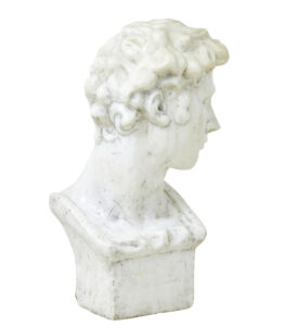 20th Century Decorative Marble Bust in the Greco Roman Style — thumbnail 3