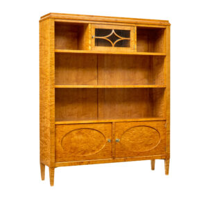 EARLY 20TH CENTURY SWEDISH BOOKCASE CABINET BY SANDBERG & CO