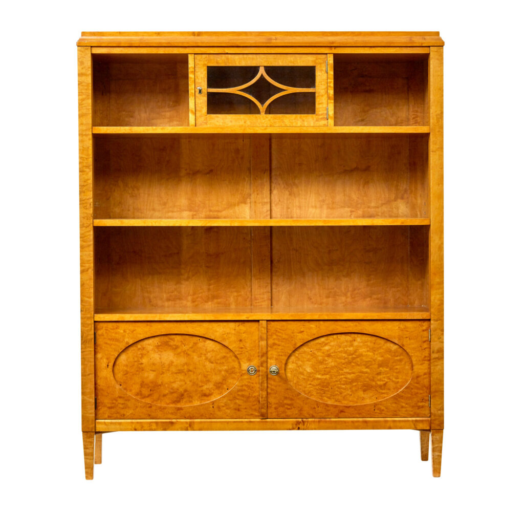 Early 20th Century Swedish Bookcase Cabinet by Sandberg &Amp; Co — image 8