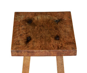 Pair of Late 19th Century Rustic Oak Pedestal Stands — thumbnail 4