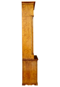 Impressive 19th Century Swedish Birch Architectural Cabinet — thumbnail 4