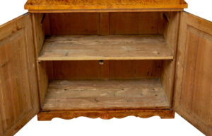 Impressive 19th Century Swedish Birch Architectural Cabinet — thumbnail 10