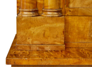 Impressive 19th Century Swedish Birch Architectural Cabinet — thumbnail 7