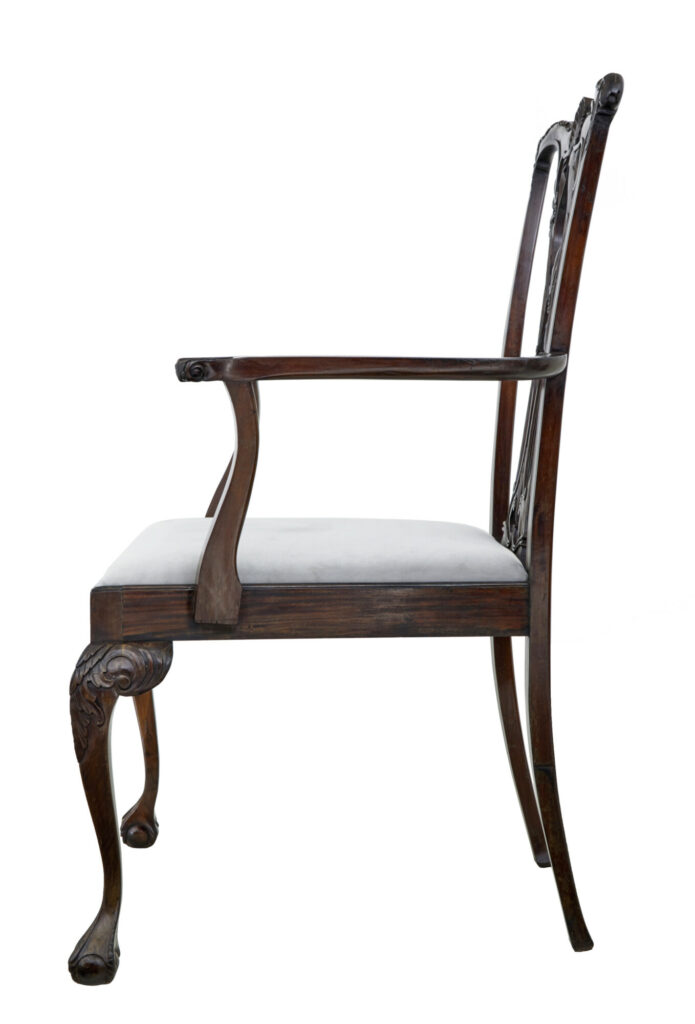 Chippendale Design Dining Chair of Large Proportions for Display — image 11