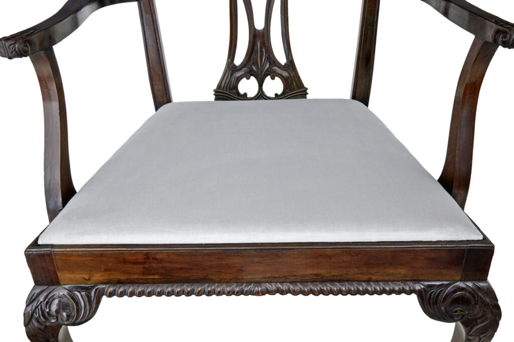 Chippendale Design Dining Chair of Large Proportions for Display — image 6