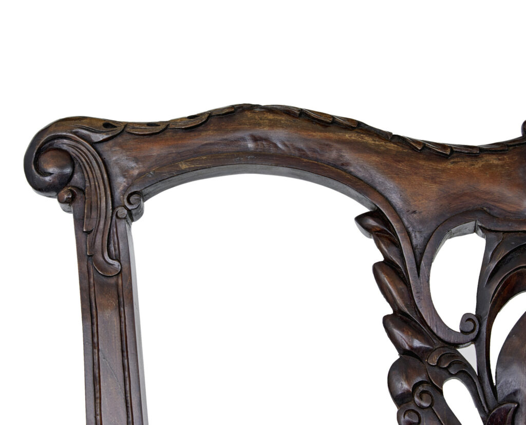 Chippendale Design Dining Chair of Large Proportions for Display — image 5