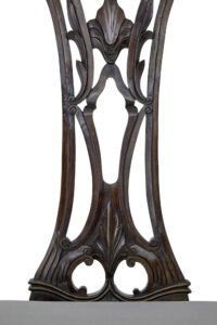 Chippendale Design Dining Chair of Large Proportions for Display — thumbnail 3
