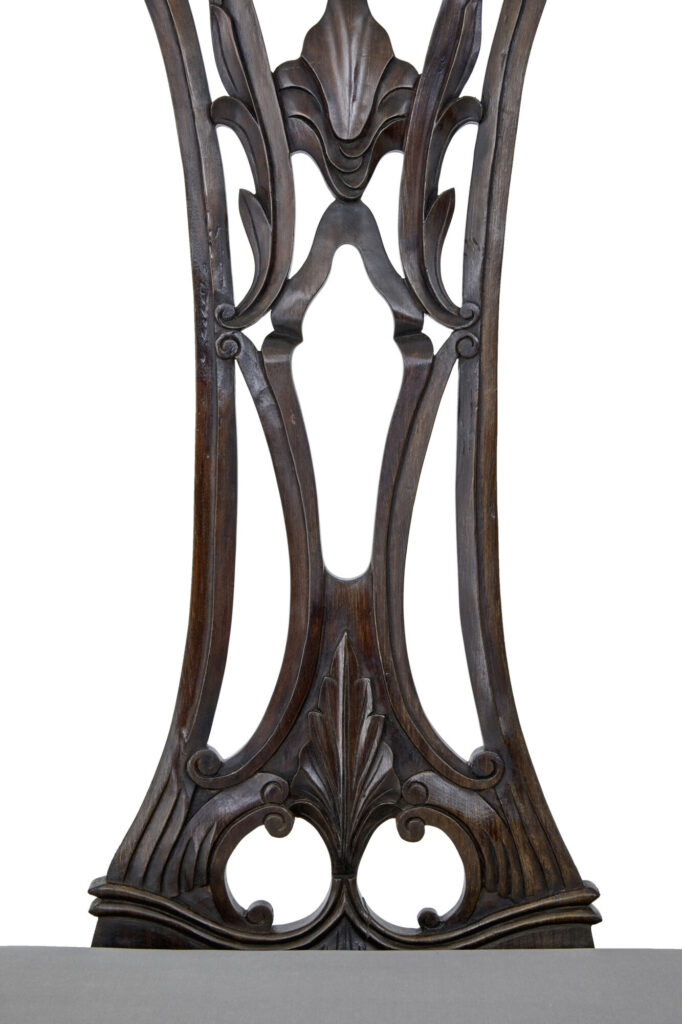 Chippendale Design Dining Chair of Large Proportions for Display — image 3