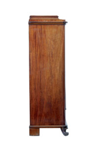 Mid 19th Century Swedish Flame Mahogany Cupboard — thumbnail 8