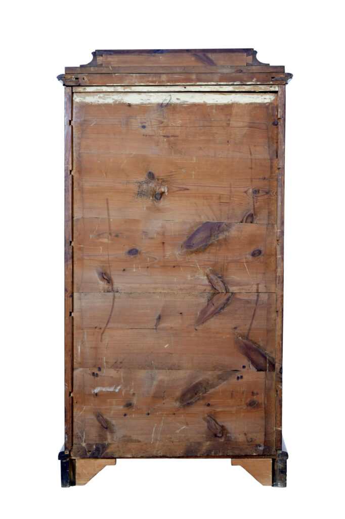 Mid 19th Century Swedish Flame Mahogany Cupboard — image 7